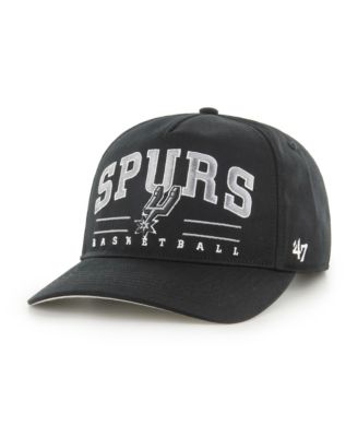 Мужская регулируемая кепка '47 Brand Black San Antonio Spurs Roscoe Hitch