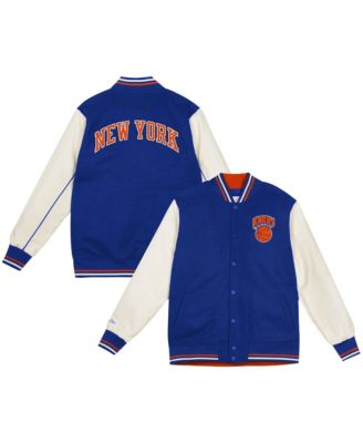 Детская куртка Mitchell & Ness Blue New York Knicks Varsity Heavyweight Full-Snap