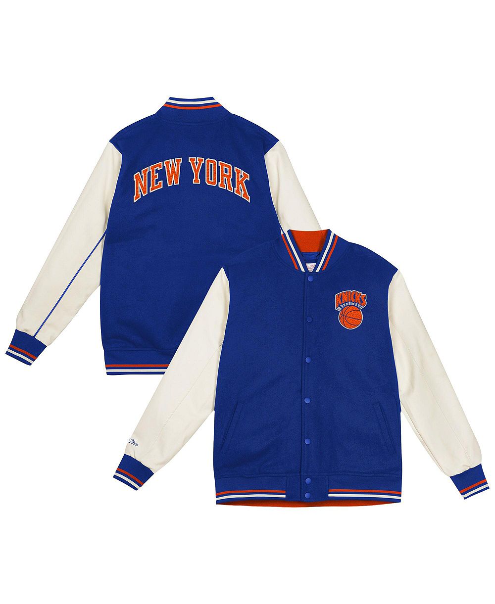 Детская куртка Mitchell & Ness Blue New York Knicks Varsity Heavyweight Full-Snap