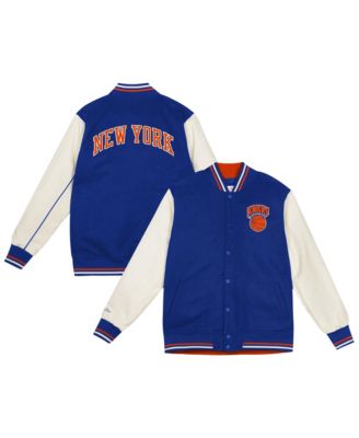 Куртка Mitchell & Ness Toddler Mitchell Ness Blue New York Knicks Varsity Heavyweight Full-Snap