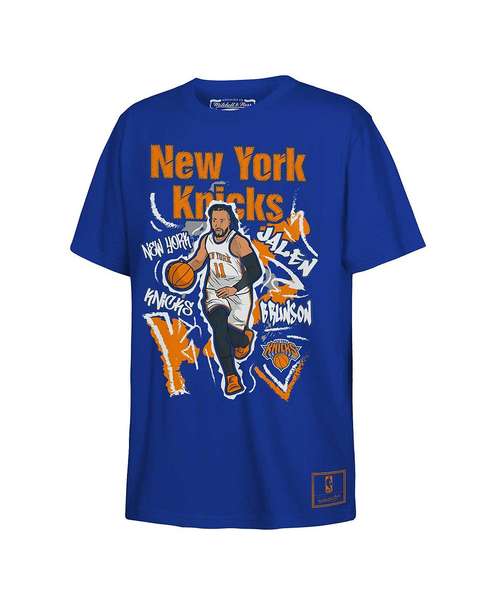 Детская футболка Mitchell & Ness Blue New York Knicks Chalked Up Player