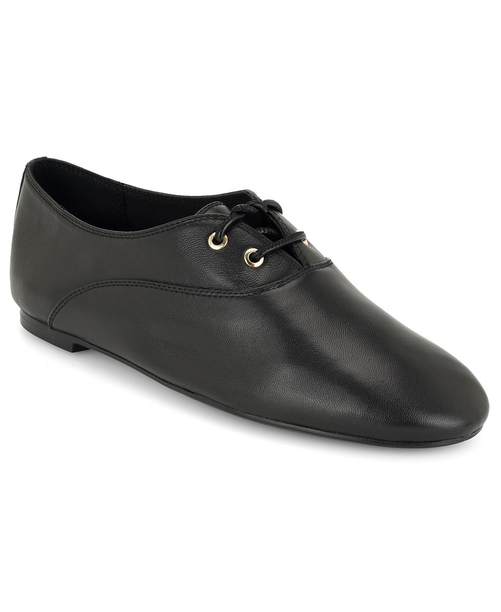 Nine West Women's Jazzy Leather Lace-up Oxford Flats