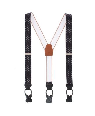 TRAFALGAR Мужские классические эластичные подтяжки The Micro Bow с пуговицами