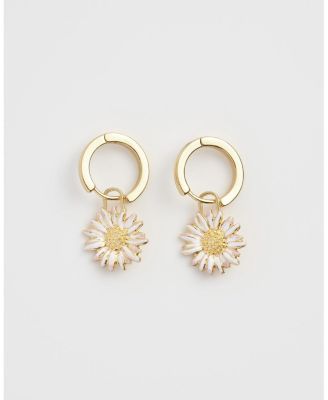 Fable England Daisy Huggie Earrings
