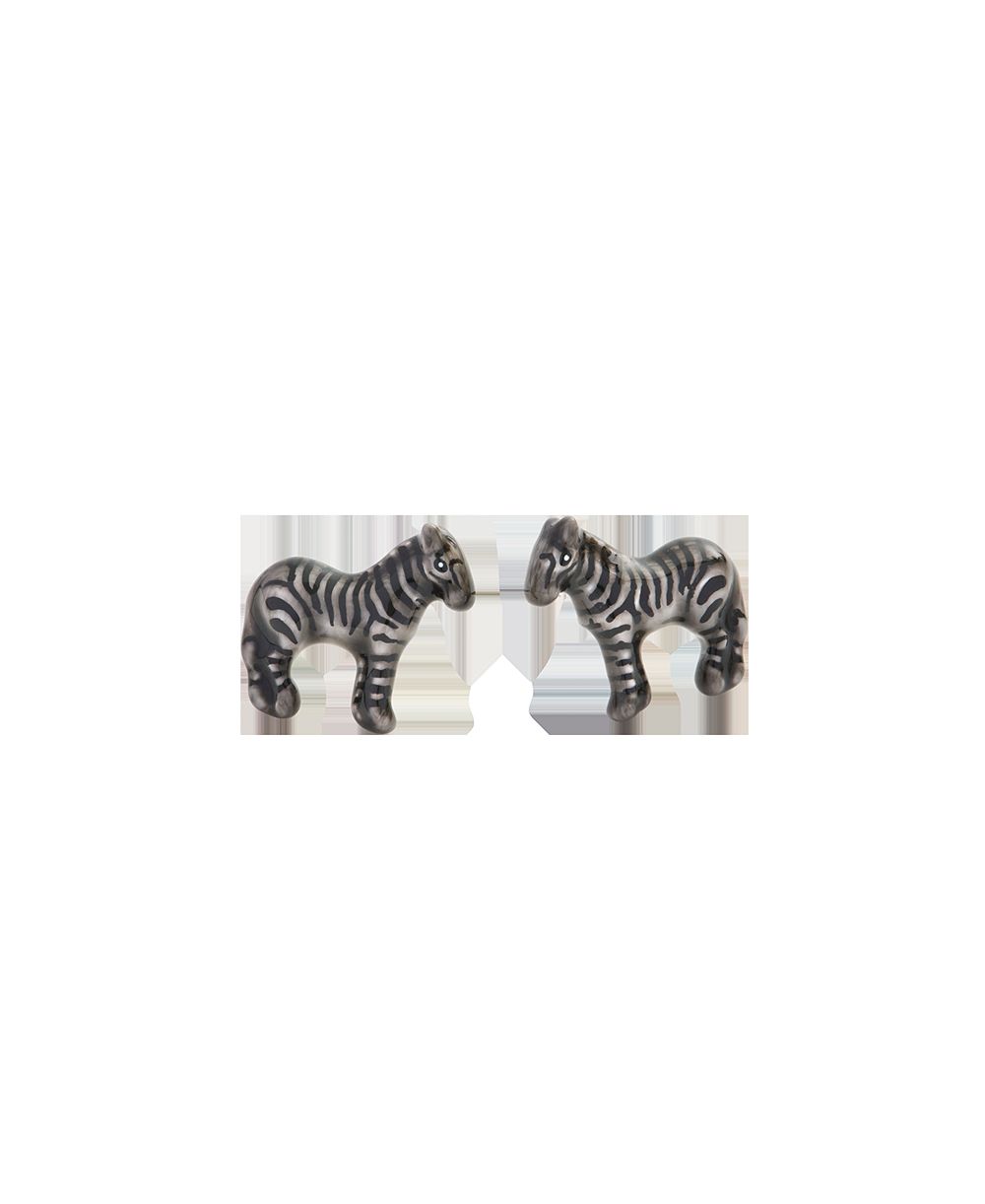 Fable England серьги-гвоздики Zebra Stud