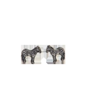 Fable England Zebra Stud Earrings