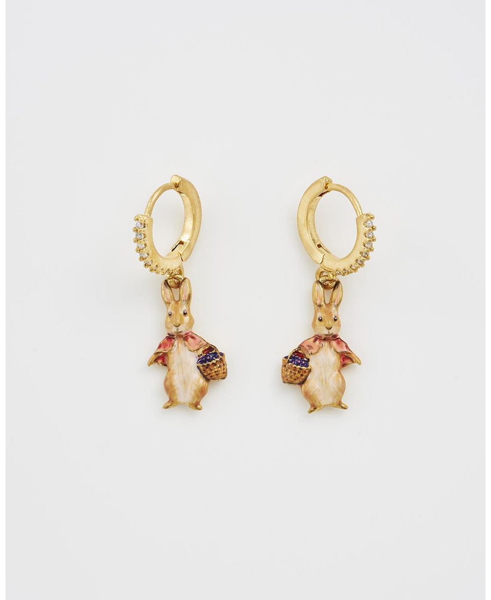 Fable England Peter Rabbit Cotton-tail Earrings