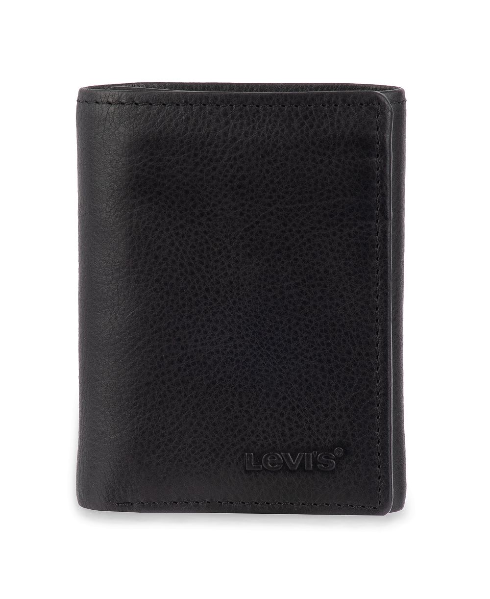 Levi's Men's RFID Leather Trifold Wallet