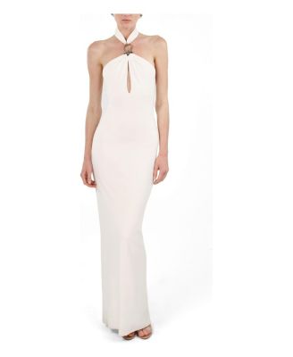NOCTURNE Women's Cut-Out Detail Embellished Maxi Dress