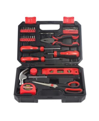 XDOVET Home Tool Kit Portable Storage Box Daily Repair Maintenance DIY Office Garage