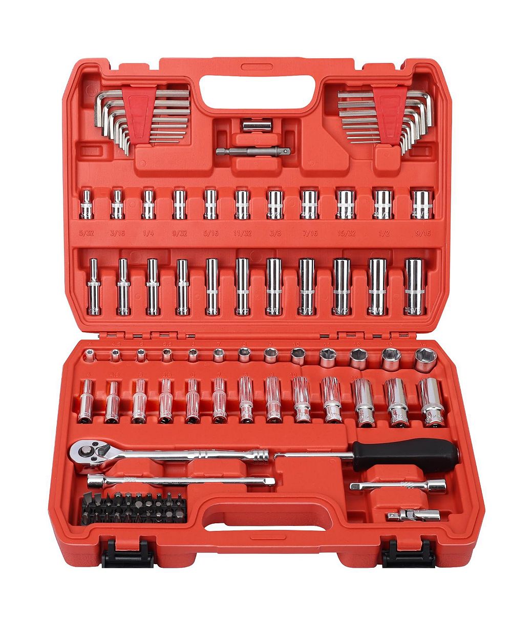 Набор торцевых ключей XDOVET 1/4inch, 101 предмет, метрические и SAE