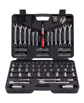 XDOVET Socket Wrench Tool Set 161-Piece SAE Metric Automotive Repair Kit