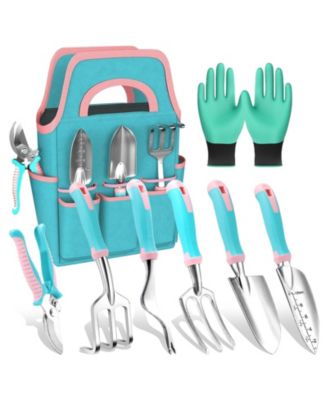 XDOVET Garden Tool Set Heavy Duty Aluminum Alloy Non Slip Handle Gift