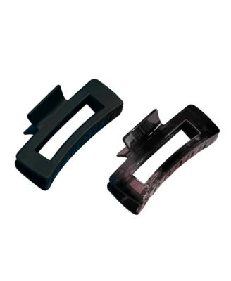Gimme Beauty Набор из 2 зажимов для волос Rectangle Claw Clip с бархатным покрытием