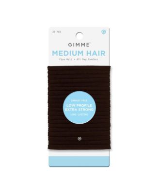 Gimme Beauty Резинки для волос Low Profile — мягкие эластичные ленты для тонких и густых волос — нескользящие бесшовные держатели для хвоста 20 шт.