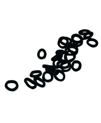 Gimme Beauty X-Fine Hair Bands - Daily-Use Seamless Nylon and Spandex Bands - Gentle-Grip, Zero-Headache and No-Snag Mini Hair Ties - 25 Pack