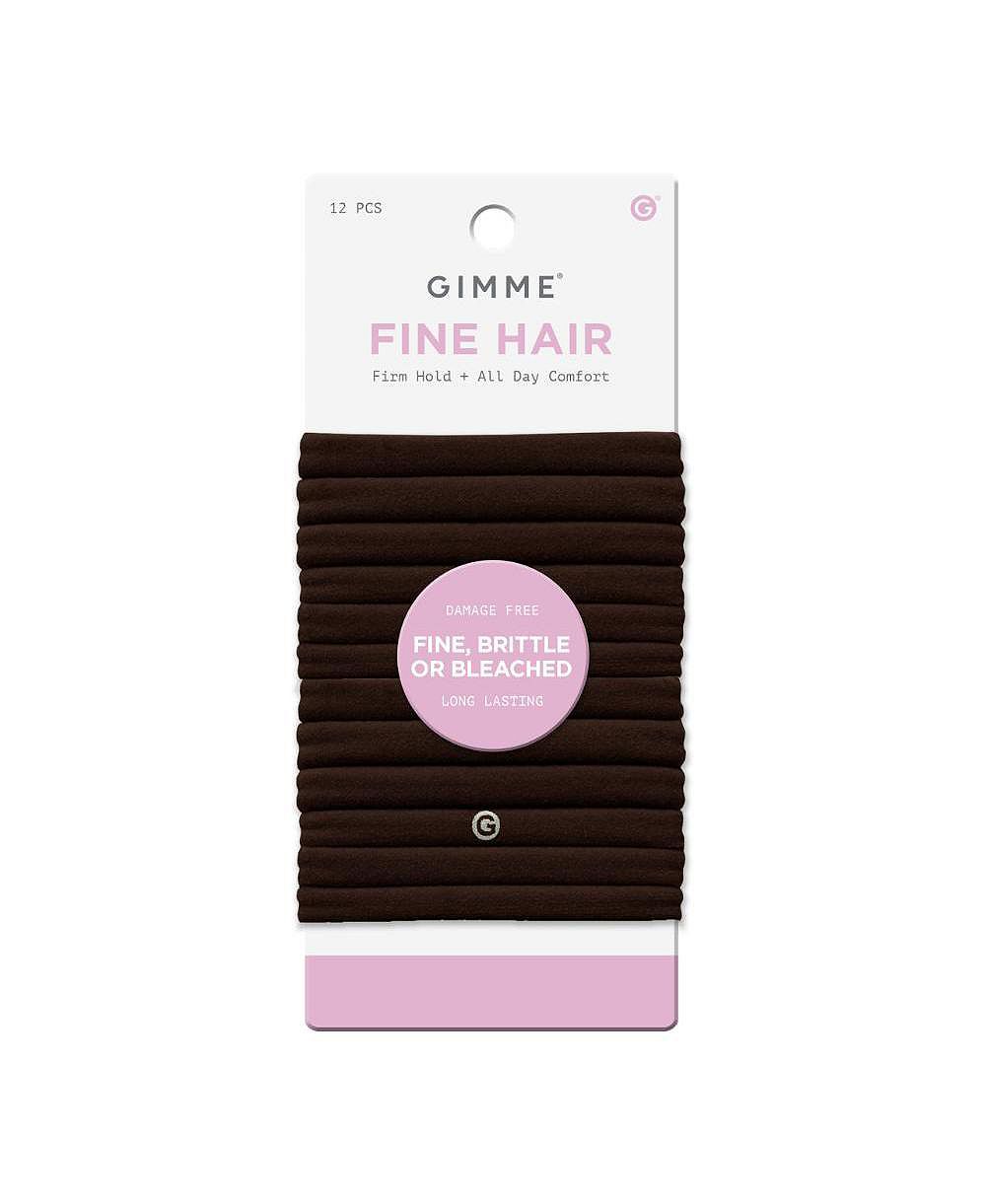 Gimme Beauty эластичные резинки для тонких, ломких или осветленных волос, 12 шт