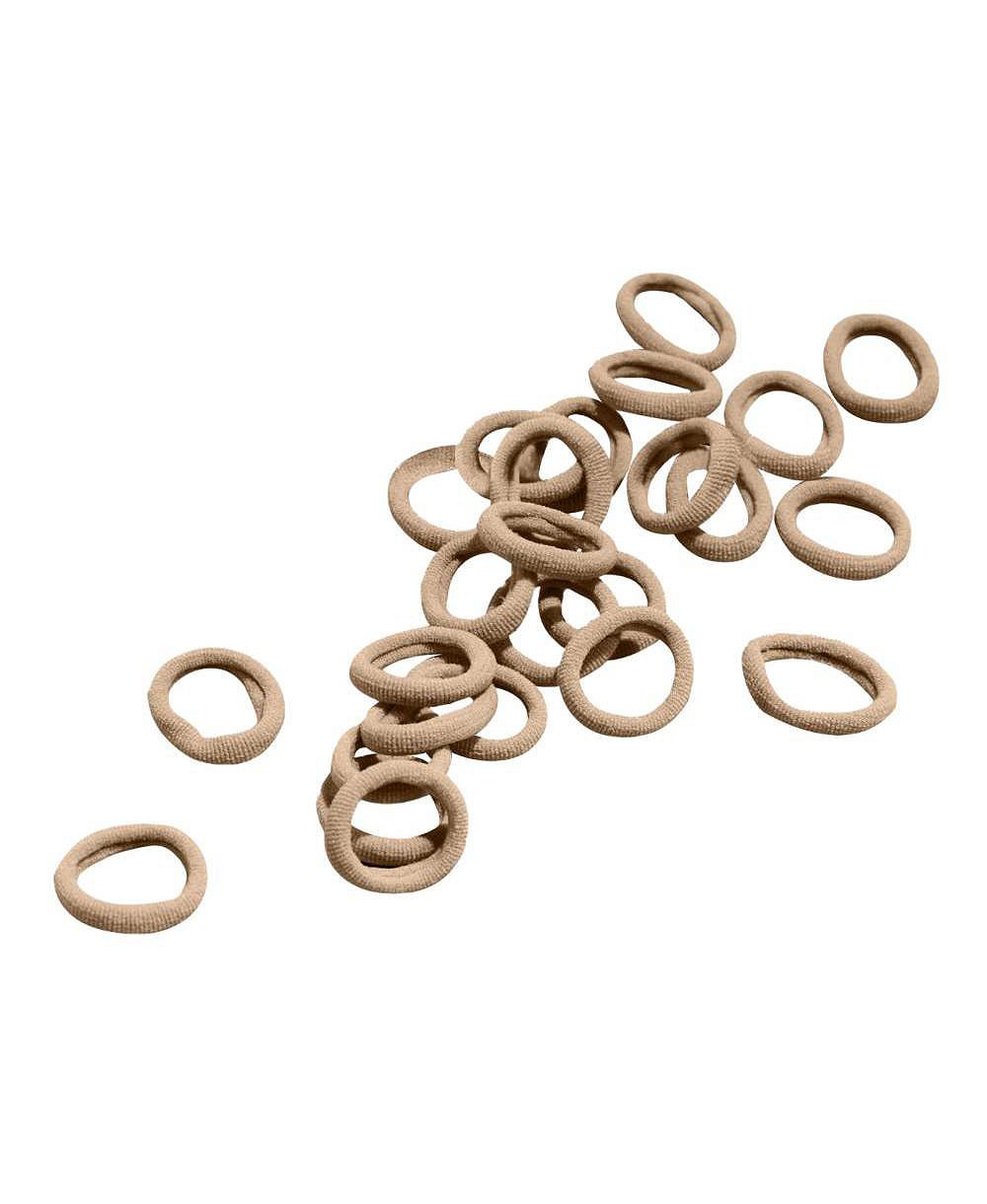 Gimme Beauty No Snag Braid Ends - Seamless Nylon and Spandex Hair Ties for Braids - No-Snag Gentle Hold Design - 25 Pack, Blonde