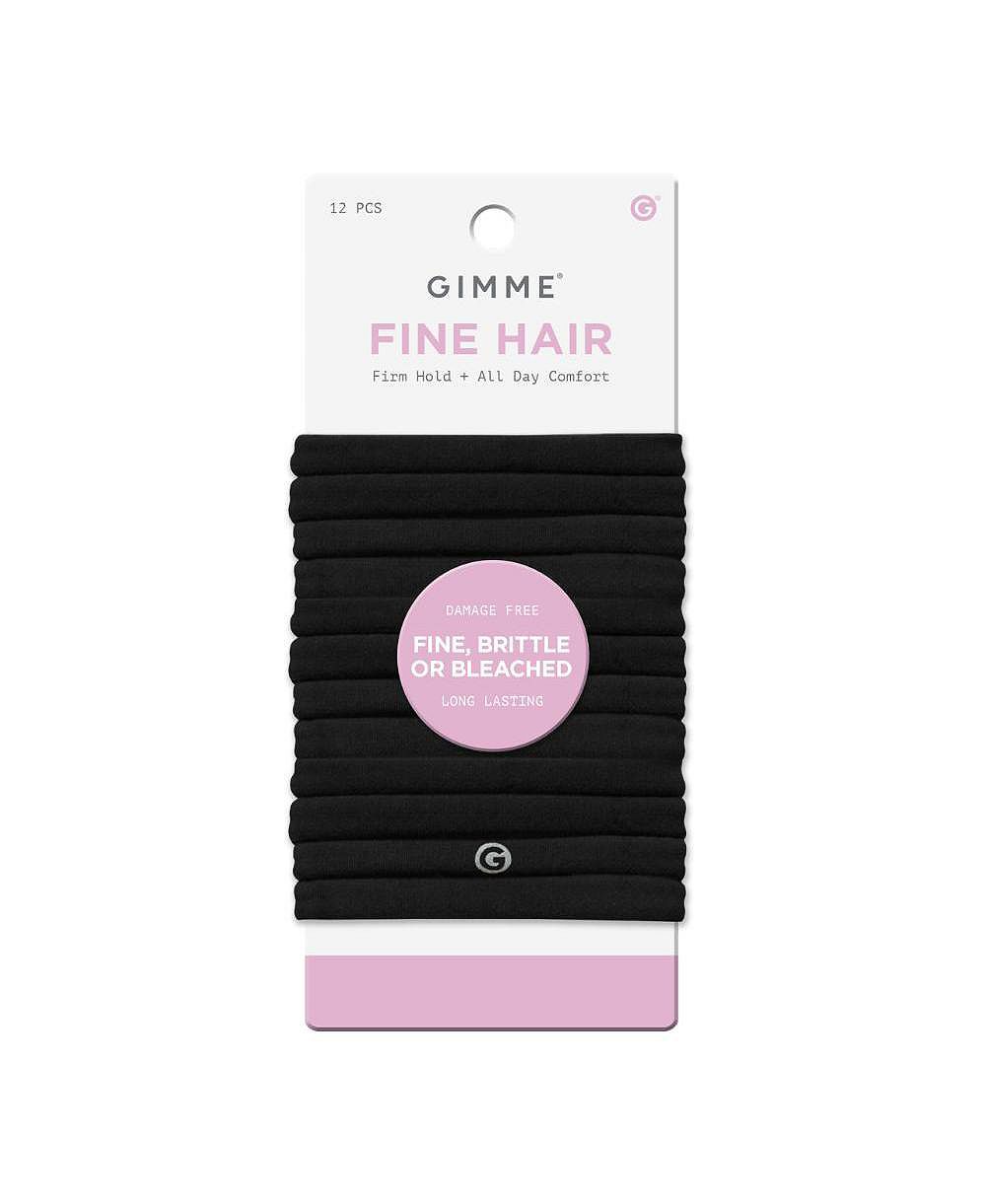 Gimme Beauty Эластичные резинки для тонких волос, 12 шт.