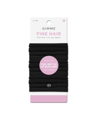Gimme Beauty Эластичные резинки для тонких волос, 12 шт.