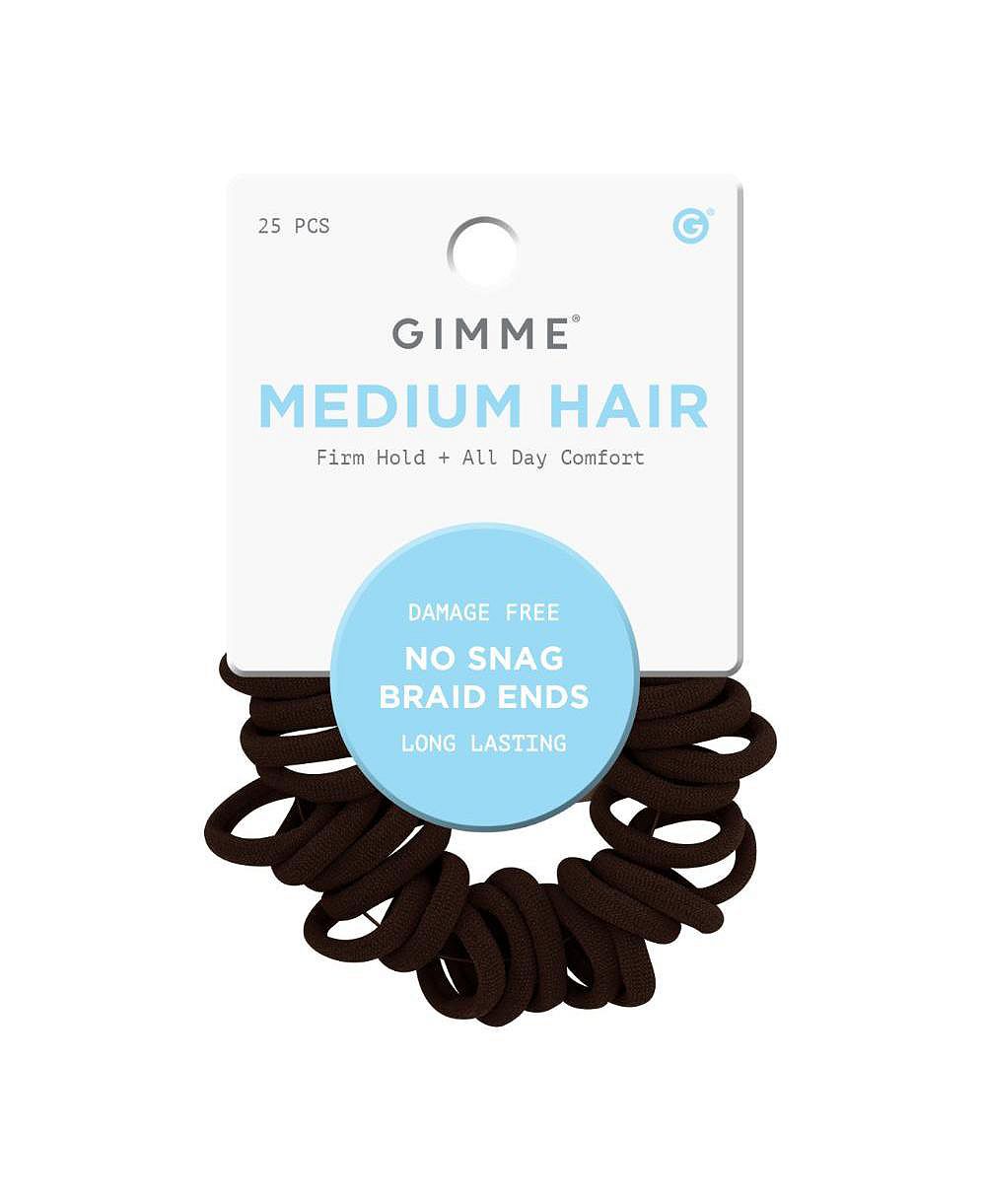Резинки для волос Gimme Beauty No Snag Braid Ends, 25 Pack