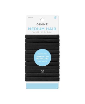 Резинки для волос Gimme Beauty средней фиксации, упаковка 12 шт