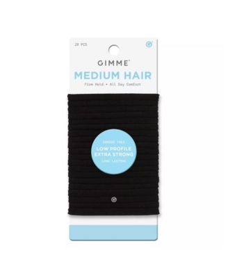 GIMME Beauty Low Profile резинки для волос - мягкие, не цепляющие волосы эластичные ленты для тонких и густых волос - нескользящие бесшовные держатели для хвоста - 20 шт