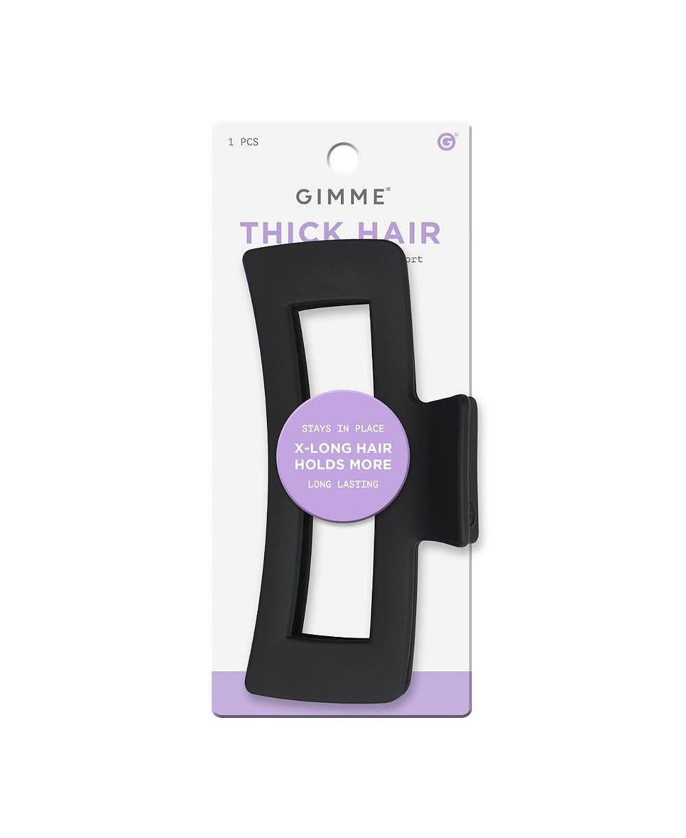 Gimme Beauty XL Thick Hair - X-Long Hair Holds More - Velvet-Like Finish Clip for All Lock Types - Non-Slip, Firm-Hold Daily Wear Accessory