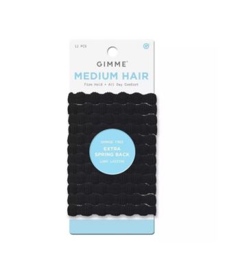 Gimme Beauty эластичные резинки для волос Spring Back - No-Snag, для волос средней длины - 12 шт.