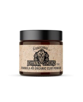 Johnny Slicks Formula 49 Clay Pomade | Firm Hold and Matte Finish |2 oz | Original Scent