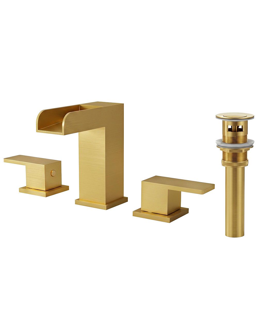 Смеситель для ванной EVERSTEIN Widespread 3 Hole, 2-Handle с набором слива