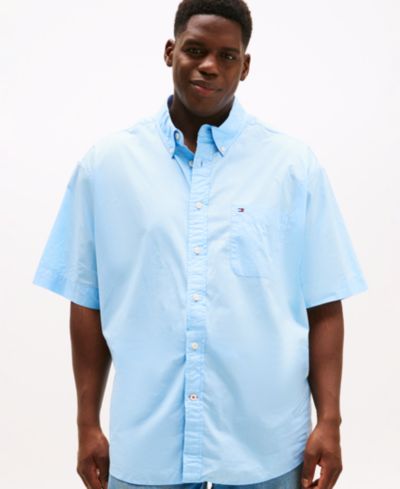 Мужская рубашка Tommy Hilfiger Big & Tall Maxwell с коротким рукавом