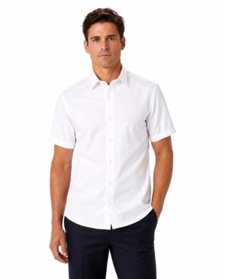 Мужская рубашка Elie Balleh Slim Fit с коротким рукавом в тон