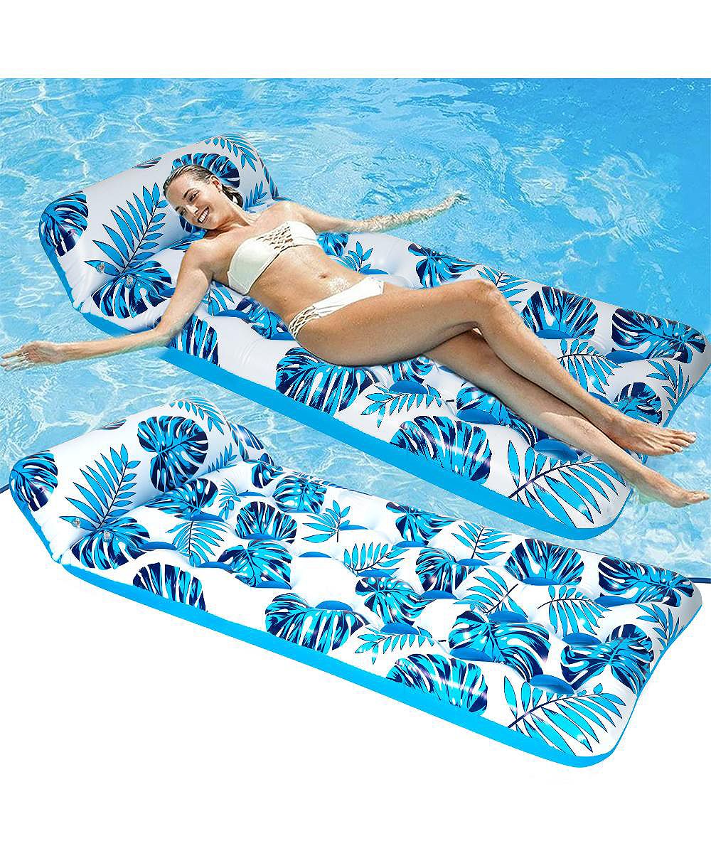 Cowin надувной матрас-поплавок для бассейна, 73"x34"