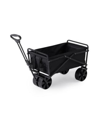 SEINA 150lb Capacity Collapsible Steel Frame Outdoor Utility Wagon Cart