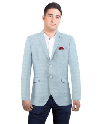 Мужской приталенный блейзер Elie Balleh Solid Slim Fit Sports Coat
