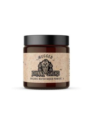 Johnny Slicks Water Based Pomade | Strong Hold and High Shine |4 oz | Rugged Scent