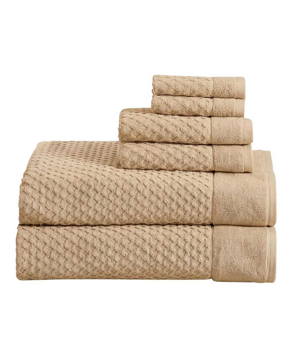 Набор банных полотенец Linery & Co Cotton Diamond Waffle Texture 6pieces