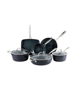 Cuisine::pro® Green Stone Aluminum 9-Piece Cookware Set