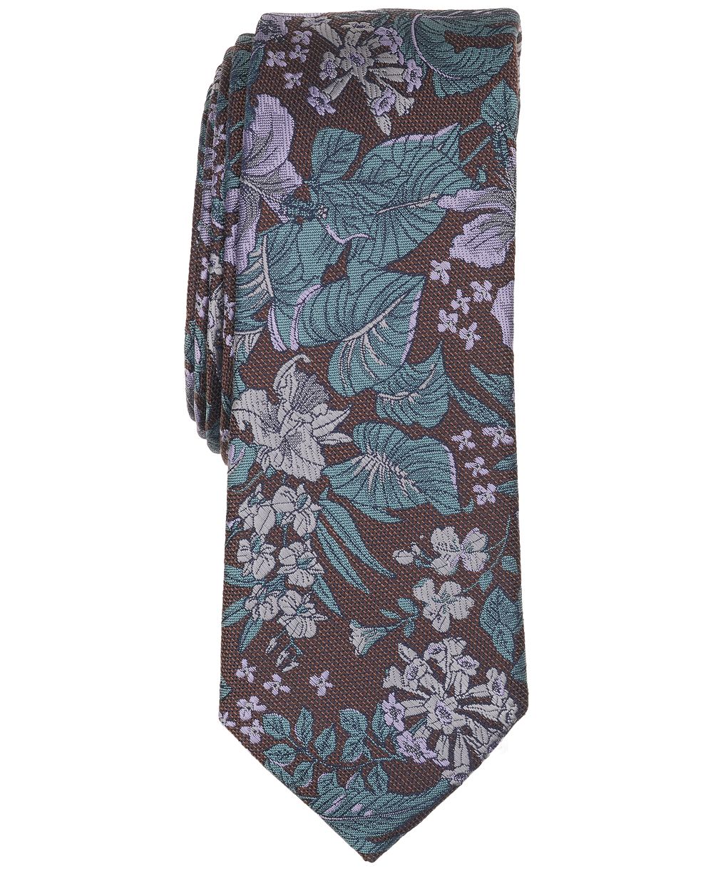 Мужской галстук Bar III Easton Floral Pattern Tie