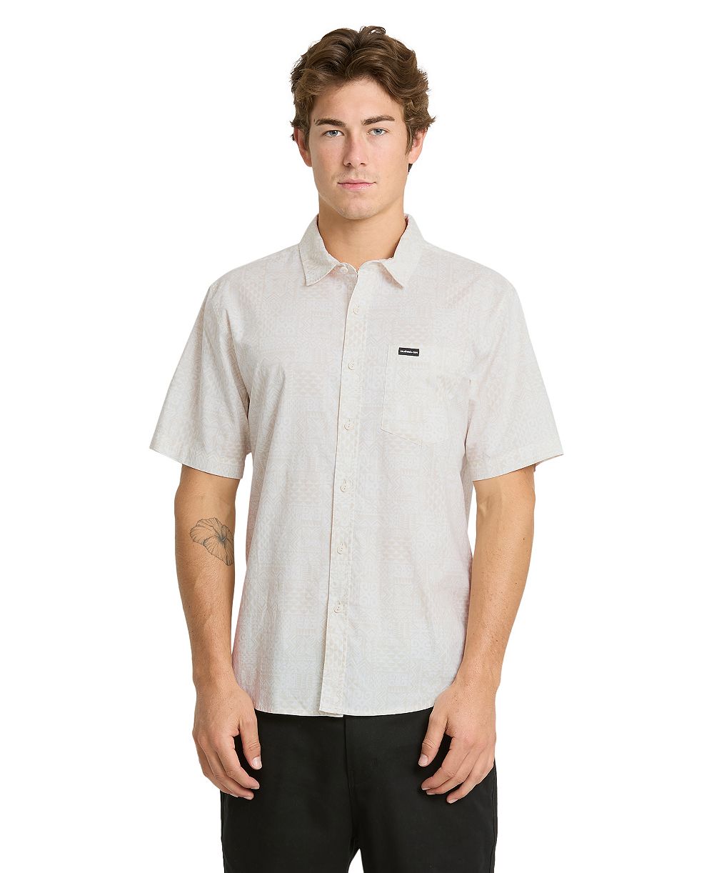 Quiksilver Men's Koa Classic Printed Poplin Shirt