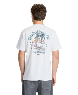 Мужская футболка Quiksilver Crewneck с графическим принтом