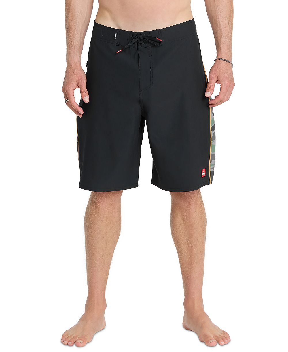 Quiksilver Men's Stretch Contrast Side Panel Swim Shorts