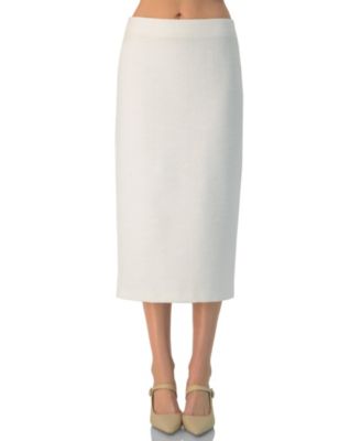 Ivonne Women's Sleek High-Waist Fitted Midi Skirt