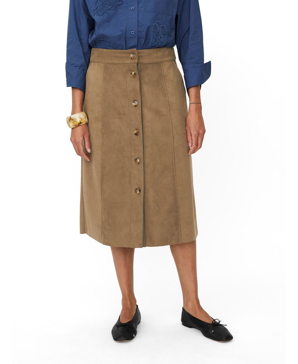 Masai Copenhagen Women's Button Front Midi Skirt