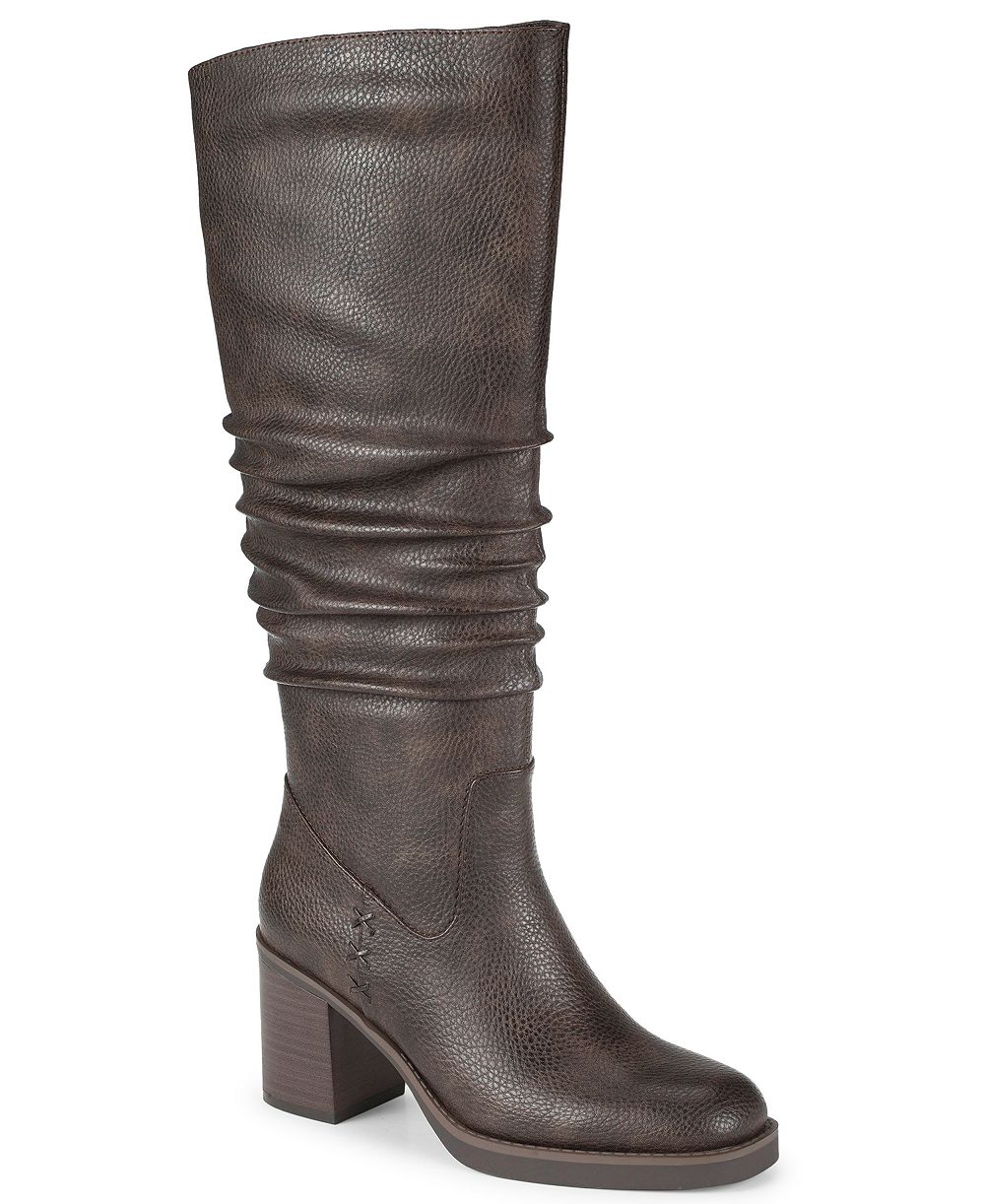 Baretraps Women's Gingee Zipper Tall Square Toe Boots
