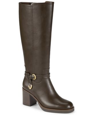 Baretraps Women's Glenette Zipper Tall Round Toe Boots