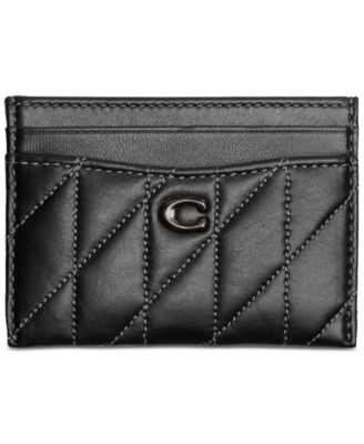 Кожаный картхолдер COACH Essential Quilted Pillow Leather