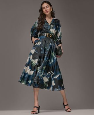 Donna Karan New York Женское платье-рубашка из органзы