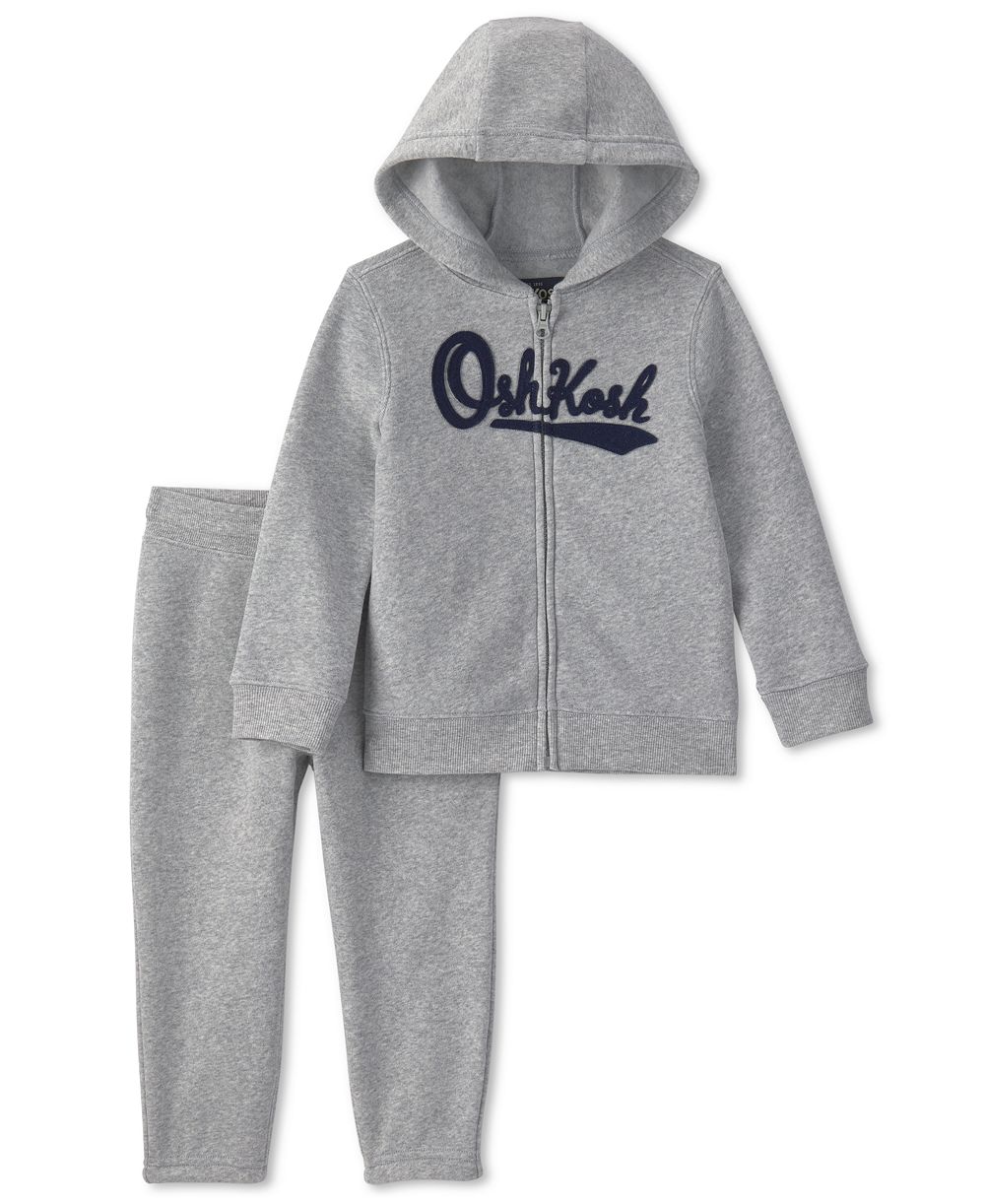 Osh Kosh Детский комплект из худи с логотипом Oshkosh и брюк, 2 шт, флис